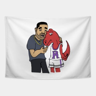 DRAKE & TORONTO RAPTOR Tapestry