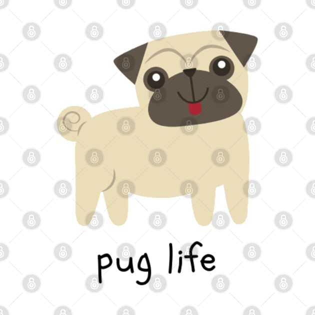 Pug Life by NoColorDesigns