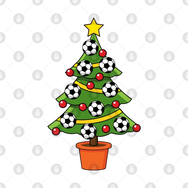 Soccer Football Christmas Tree by BirdAtWork