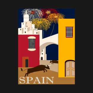 Spain Vintage Travel Poster T-Shirt