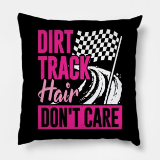 Dirt Track Hair Don't Care Pillow