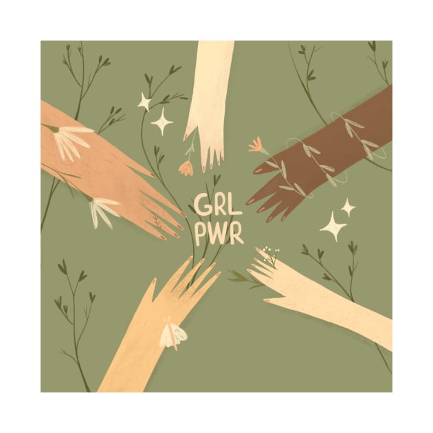 Girls support girls GRL PWR by mikhaleeevich