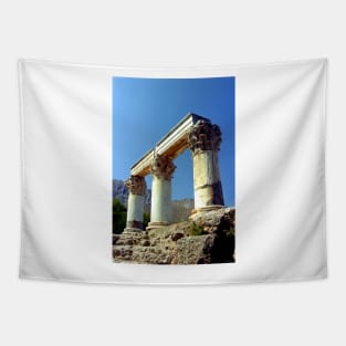 Corinthian Columns, Ancient Corinth Tapestry