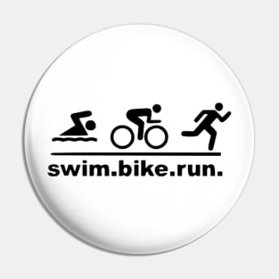 triathlon Pin