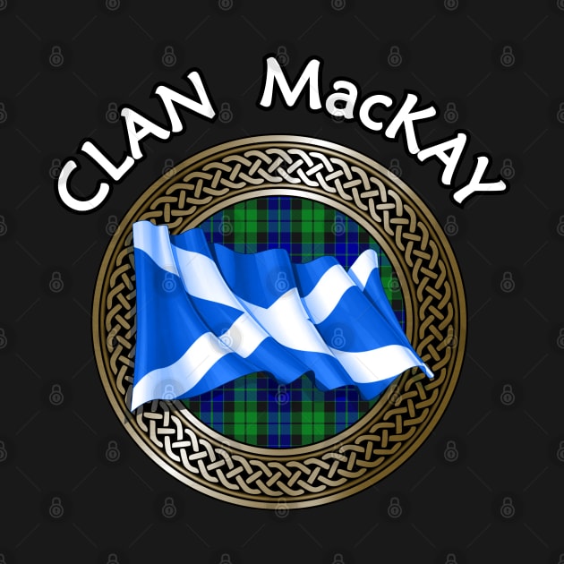 Clan MacKay Crest & Tartan Knot by Taylor'd Designs