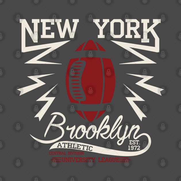 New York. Brooklyn sport t-shirt by lakokakr