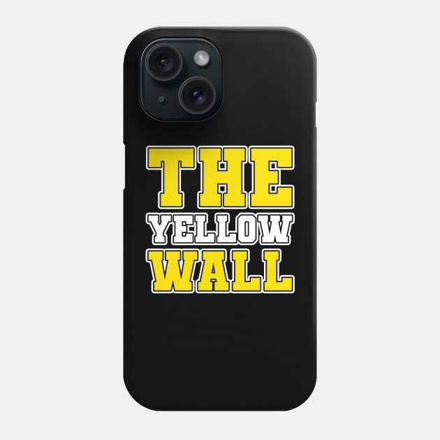 The Yellow Wall Phone Case by Footscore