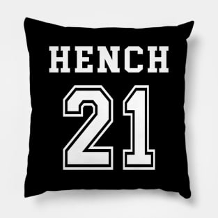 Team Hench (White) Pillow