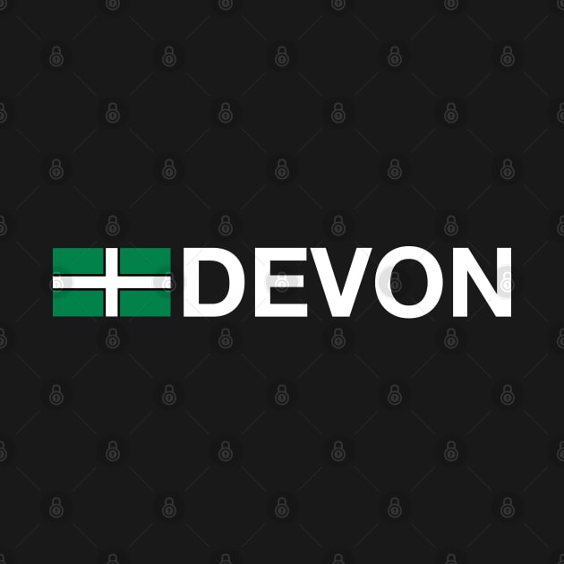 Devon County Flag - England by CityNoir