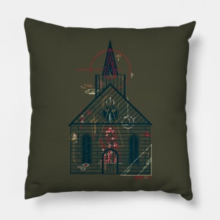 The Church of Ancient Horrors Pillow