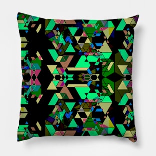 Dark shapes Pillow