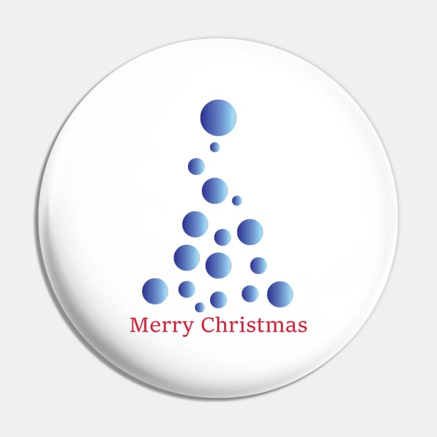 Merry Christmas Pin by dddesign