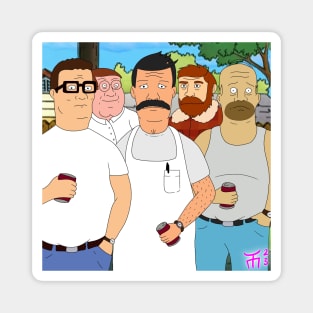 Burgers KOTH all the dads Magnet