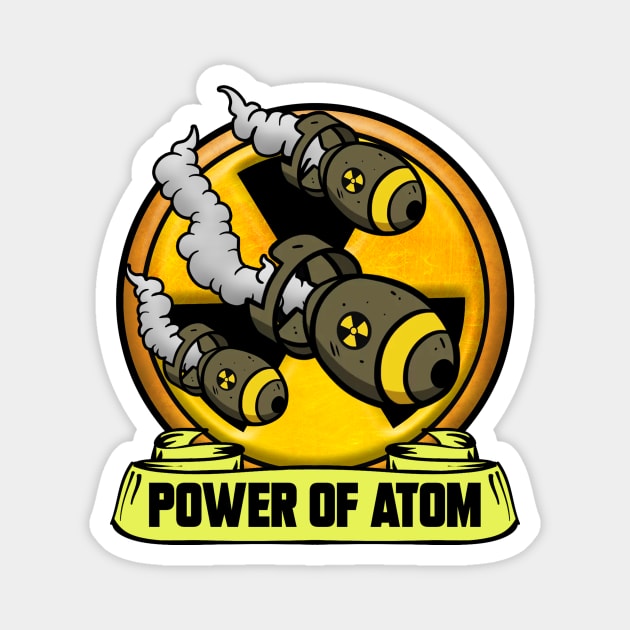 THE POWER OF ATOM Magnet by theanomalius_merch