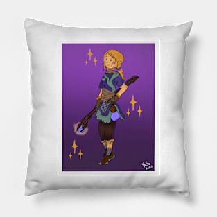 Mage Print Design Pillow