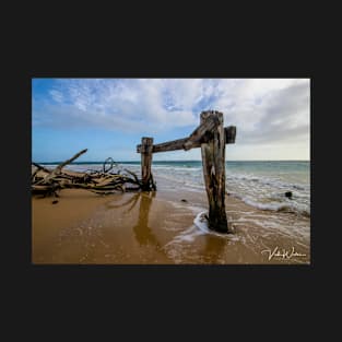 The Cattle Jetty, Observation Point, Point Nepean, Portsea, Mornington Peninsula, Victoria, Australia. T-Shirt