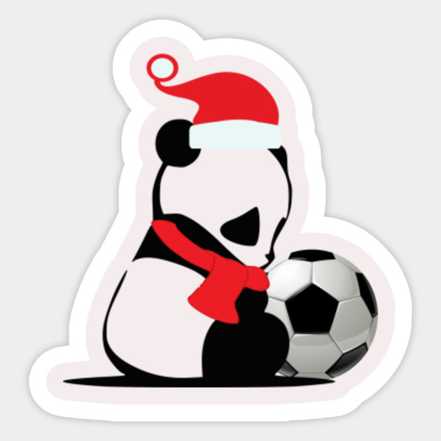 Cute Soccer Panda Gift For Football Lovers Soccer Gift Autocollant Teepublic Fr