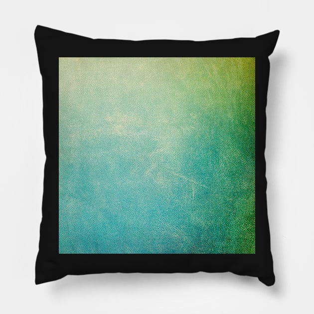 Jade Ombre Pillow by HalamoDesigns