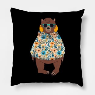 Best Mom Bear Funny Kawaii Bear Lover Mother's Day Pillow