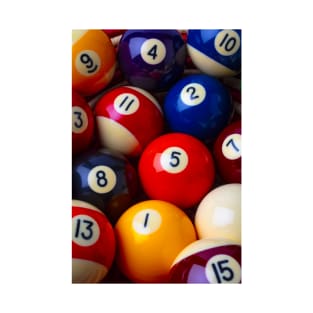 Billard Balls Close Up T-Shirt