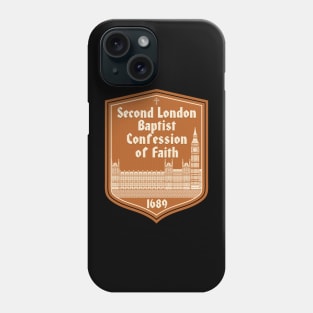 Reformed christian art. Second London Baptist Confession of Faith - 1689. Phone Case
