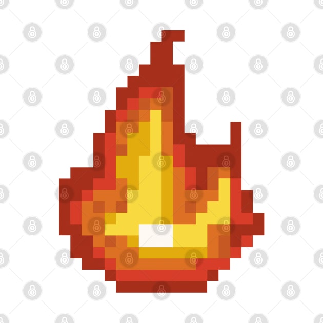 Pixel art - Flame by Uwaki