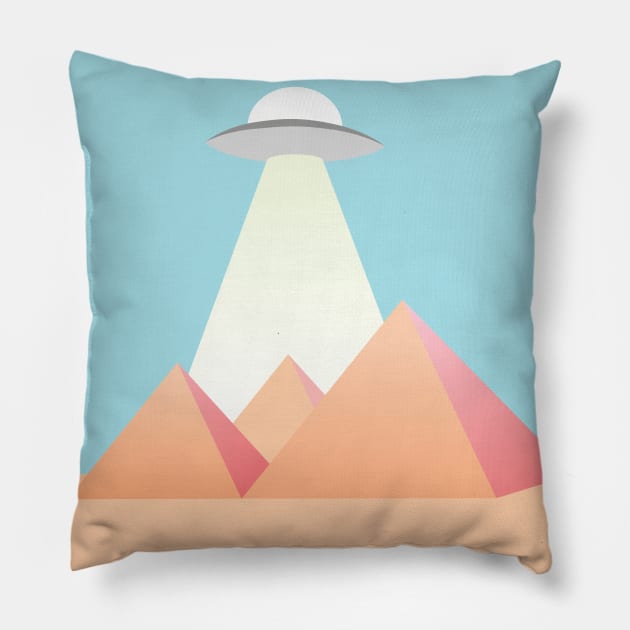 Ancient Egyptians Pillow by Kimberly Sterling