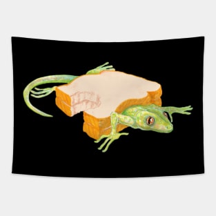 Lizard Sandwich Tapestry