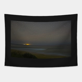 Night on the shipping lane Tapestry