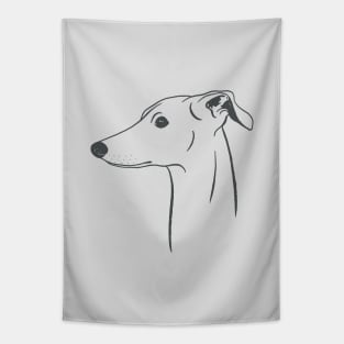 Italian Greyhound (Light Gray and Gray) Tapestry