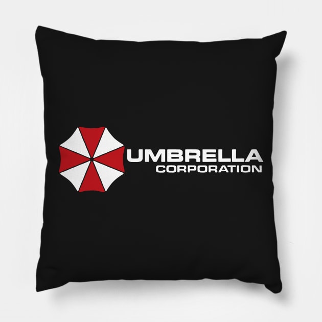 Umbrella Corporation Pillow by Alfons