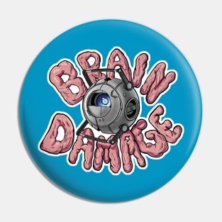 Brain Damage - Wheatley Portal Pin