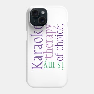 Karaoke Therapy Purple Phone Case