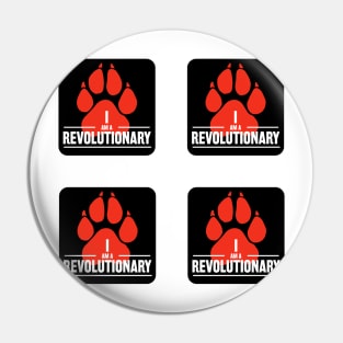 I am a Revolutionary- Fred Hampton Quote Pin