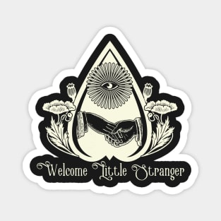 Welcome Little Stranger Poppies and Planchette Magnet