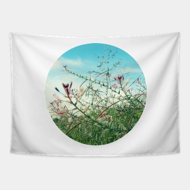 Field Wild Flowers Tapestry by Richard George Davis