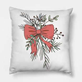 Christmas Bow Pillow