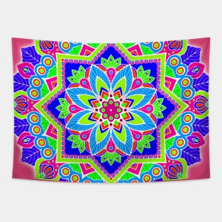 Pretty Colorful Mandala Tapestry