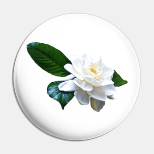 Wonderful White Gardenia Pin