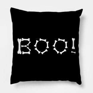 boo with bones Pillow