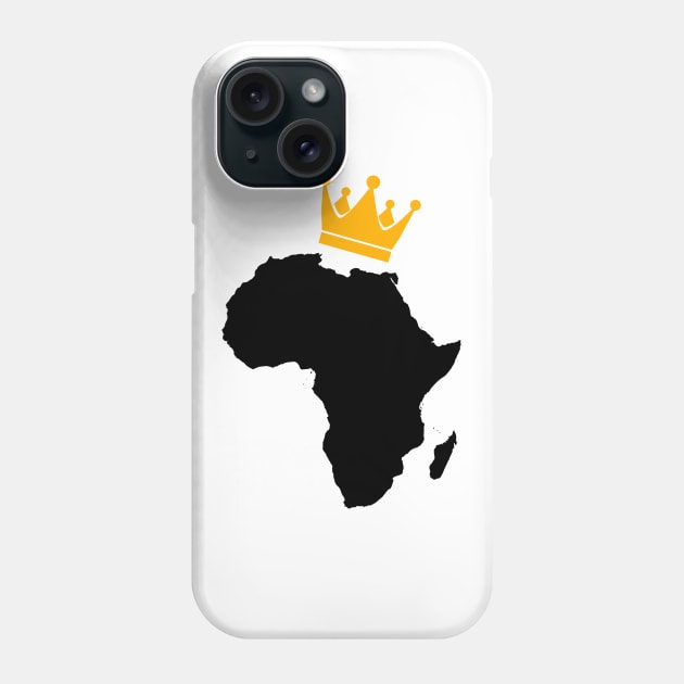 African King, African Queen, Africa, Crown Phone Case by UrbanLifeApparel