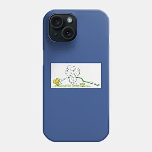 Lamb Watering Flowers Phone Case