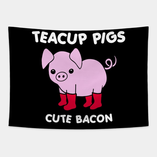 Cute Bacon Tapestry by graffd02