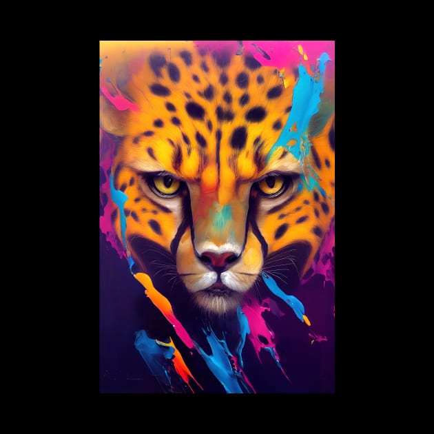 Cheetah  Animal Discovery Adventure Nature Planet Earth Paint by Cubebox