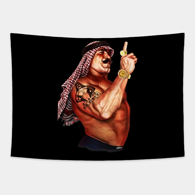 Camel Clutch Tapestry by Esoteric Fresh 