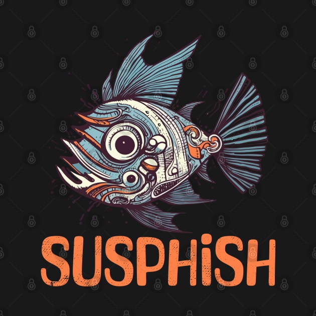 Susphish Quirky Fish by DanielLiamGill