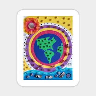 Earth Day by Harriette Knight Magnet