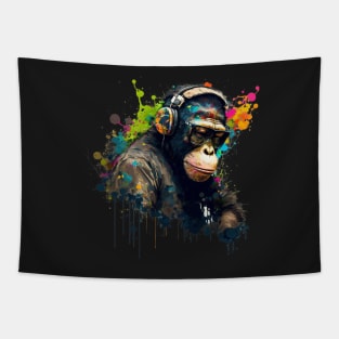 DJ Chimpanzee Tapestry