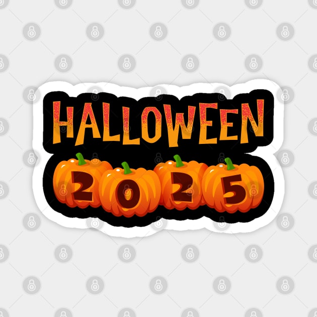 Halloween-2025 Magnet by Creatifly Graphic Tees