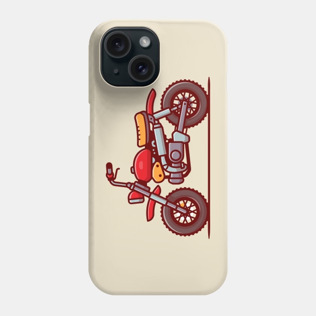 Motorbike Cartoon Phone Case by Catalyst Labs